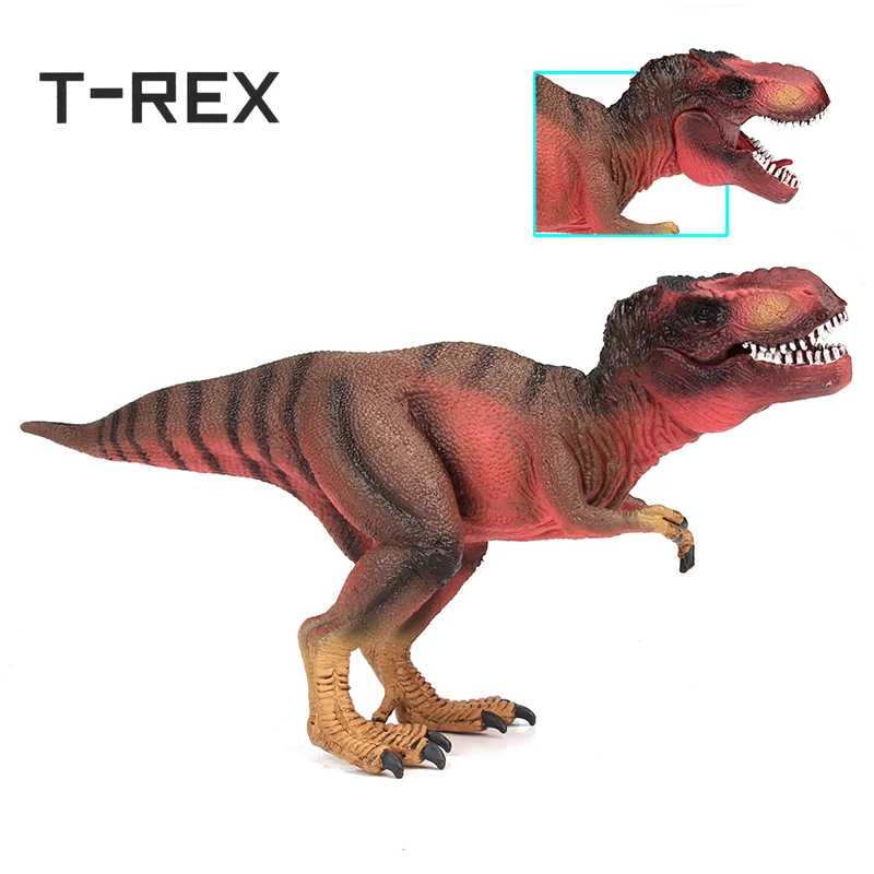T REX новинка Парк Юрского периода красный тираннозавр Рекс игрушечный