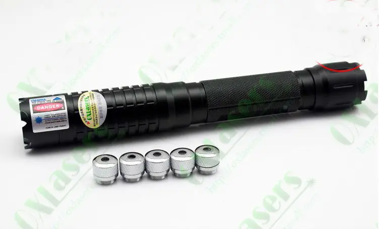 

High Power Military 500000m 500W 450nm Blue Laser Pointers Flashlight Light Burn Match Candle Lit Cigarette Wicked LAZER Hunting