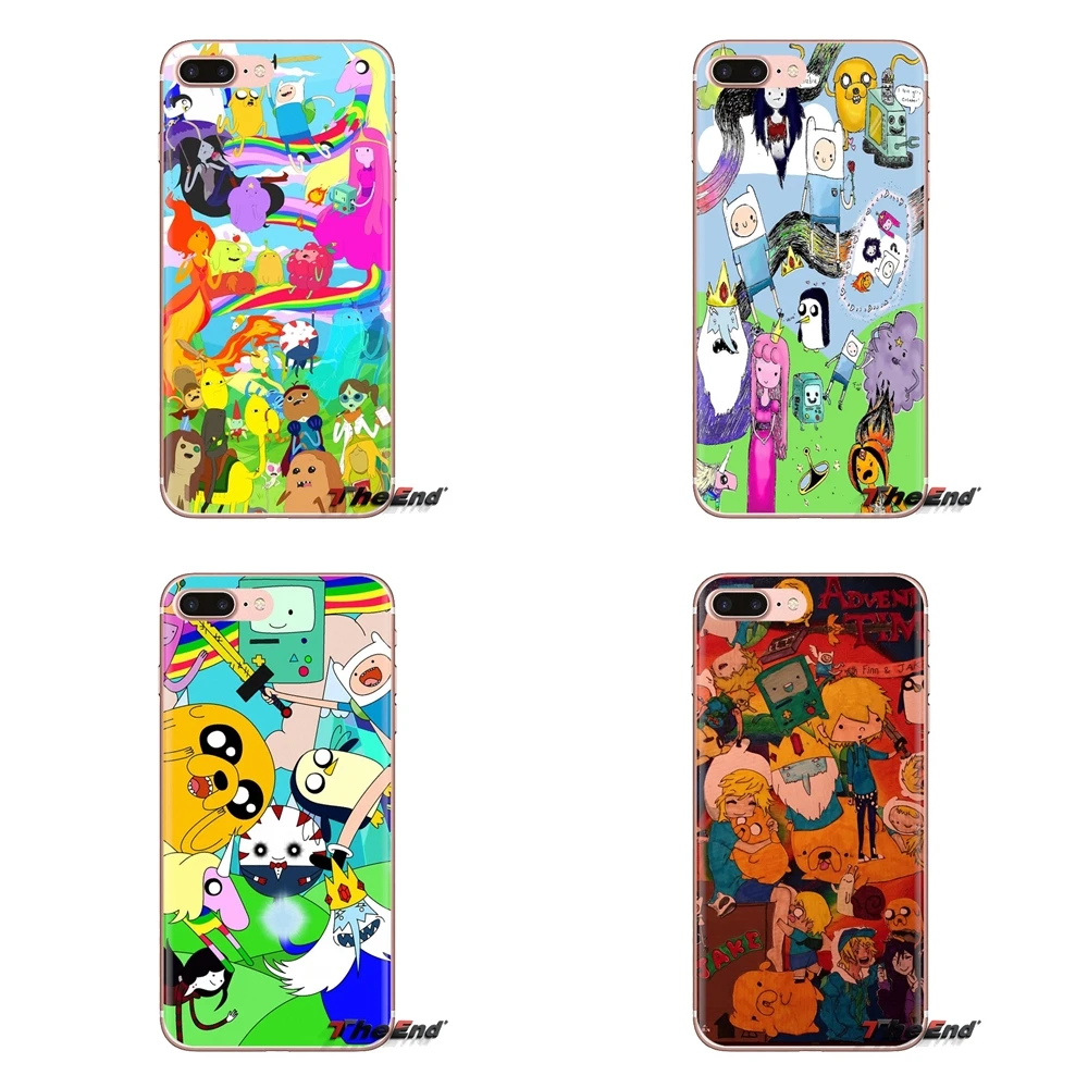 Чехол из ТПУ с прозрачной оболочкой adventure time collage для Huawei Nova 2 3 2i 3i Y6 Y7 Y9 Prime Pro GR3 GR5 2017