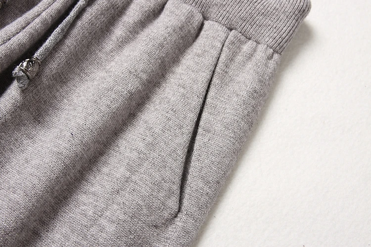 Женский трикотажный костюм ALPHALMODA Однотонный свитер с рисунком + брюки на весну