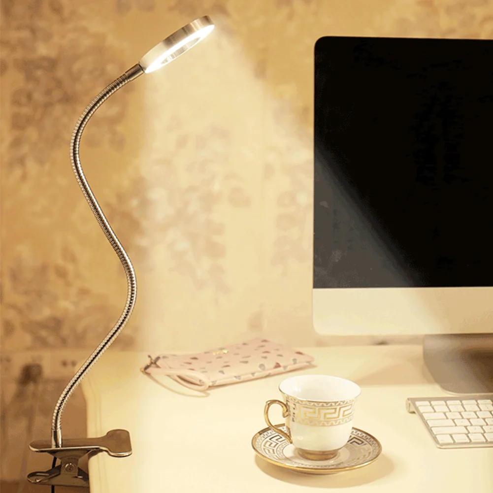 12 Вт офиса Диммируемый клип на изучении USB защита глаз Led Настольная лампа Гибкая
