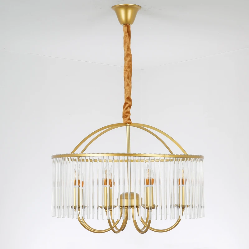 American pastoral Classic luxury pendant lamp E14 LED light for living room bed restaurant parlor study office cafe | Освещение