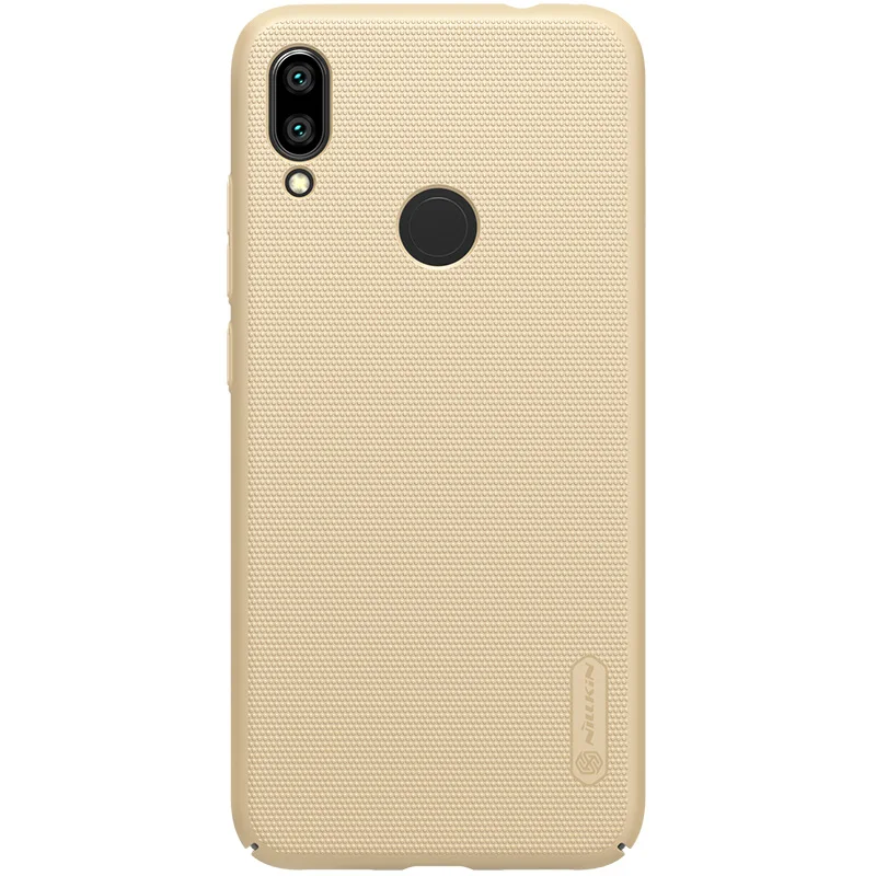 Золотой Xiaomi Redmi Note 7 чехол Nillkin Супер Матовый Защитный чехол Note7 жесткий чехол из поликарбоната для Redmi Note 7 Nilkin матовый чехол для телефона - Цвет: Золотой