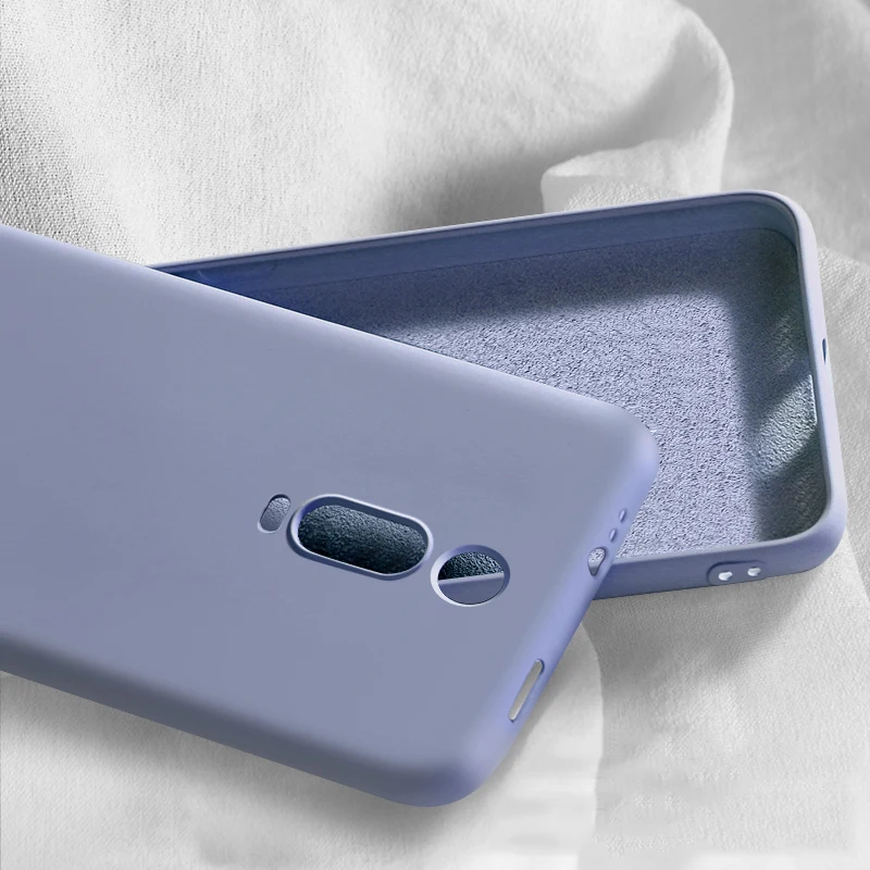 Gray Purple Чехол для Xiaomi Mi 9T Pro, жидкий силиконовый резиновый мягкий чехол для Xiomi Xiaomi Mi 9T Mi9T Pro, чехлы для телефонов, противоударный чехол - Цвет: Gray Purple