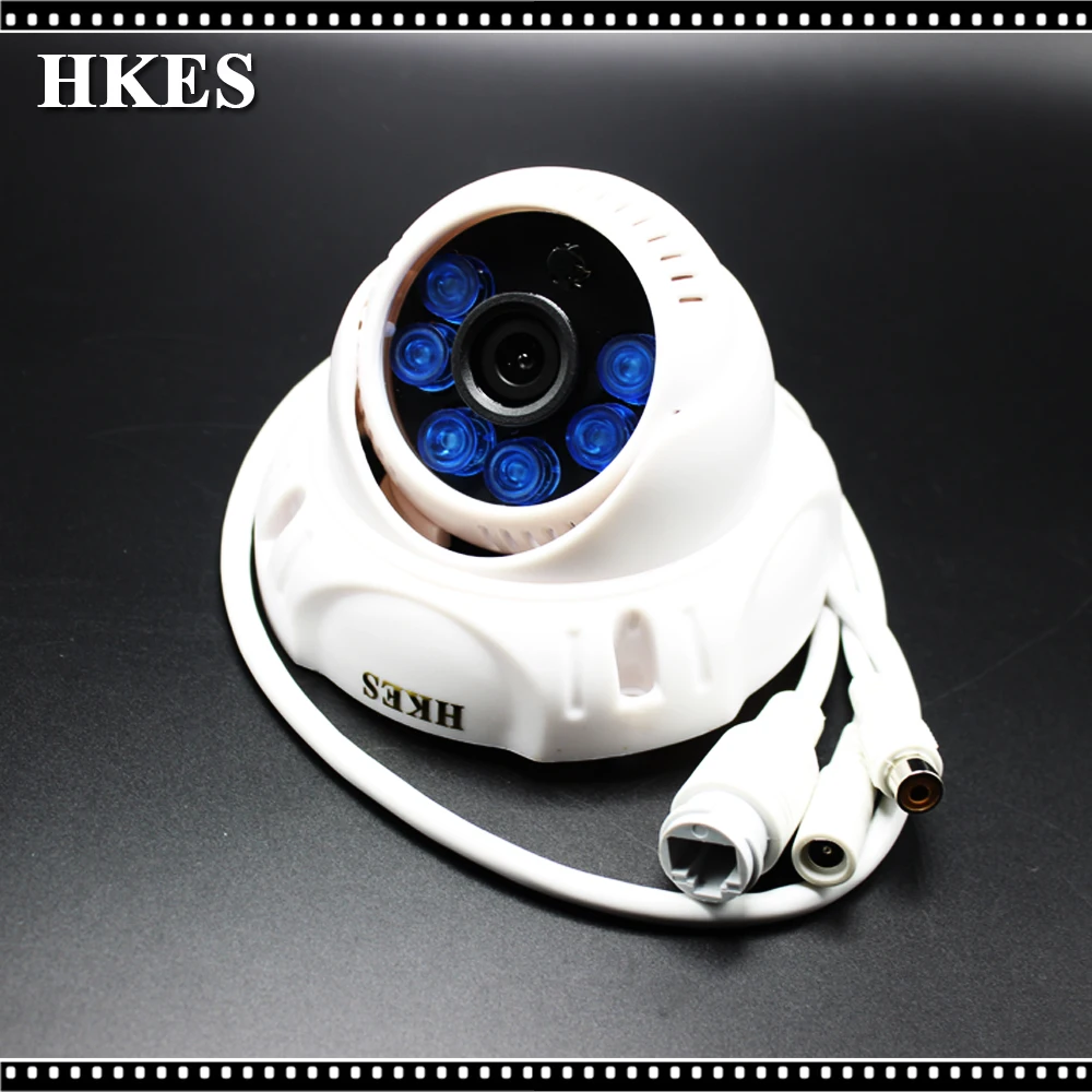 Indoor IR Dome IP Camera 720P 960P 1080P ONVIF P2P CCTV Cam with external Microphone | Безопасность и защита