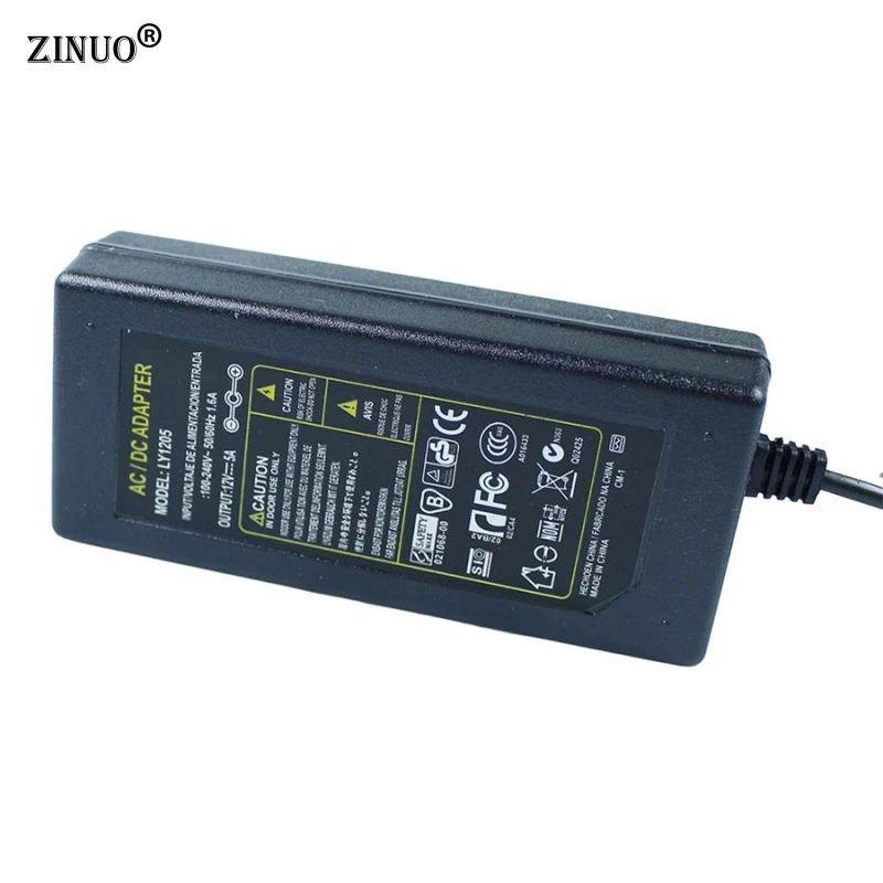 ZINUO DC12V 3A 4A 5A 6A 10A адаптер питания Трансформатор питания зарядное устройство конвертер с кабелем AU US UK EU разъем для светодиодной ленты CCTV