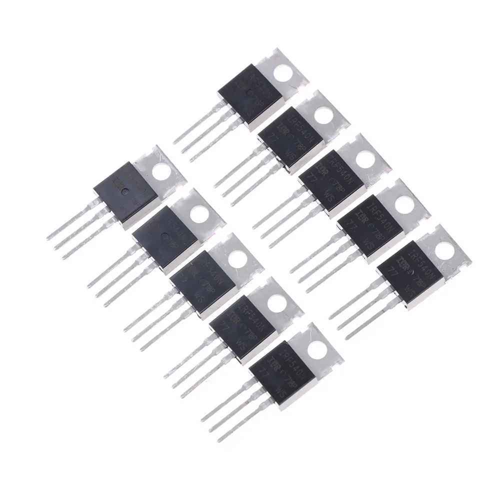 Новые и оригинальные мощные МОП-транзисторы IRF540N TO-220 IRF540NPBF TO220 IRF540 IC 33A 100 в оптом |
