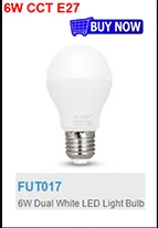FUT068 AC85-265V Milight 2,4 г 6 Вт RGB+ CCT Вай-Фай совместимый смарт светодиодный светильник 2,4G Беспроводной 4-Зона дистанционного управления Android/iOs APP Управление