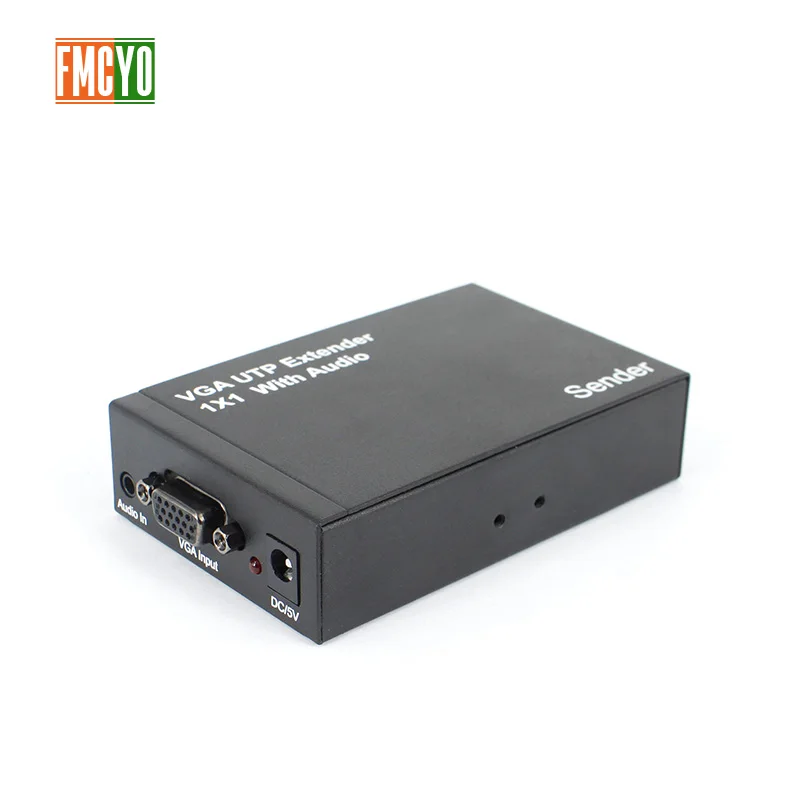 Vgaудлинитель по IP/TCP UTP/STP CAT5e/6 Rj45 LAN Поддержка сети 1080p 300m расширение как VGA сплиттер