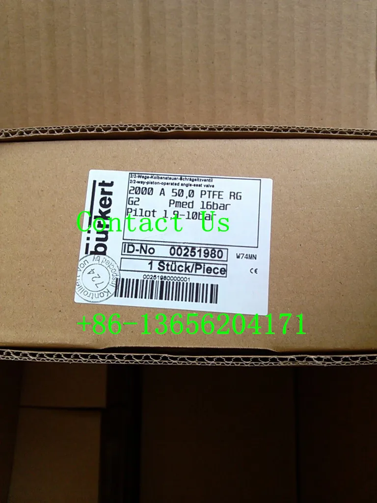 BURKERT New original 2000 DN50 angle seat valve 00251980 Original authentic |
