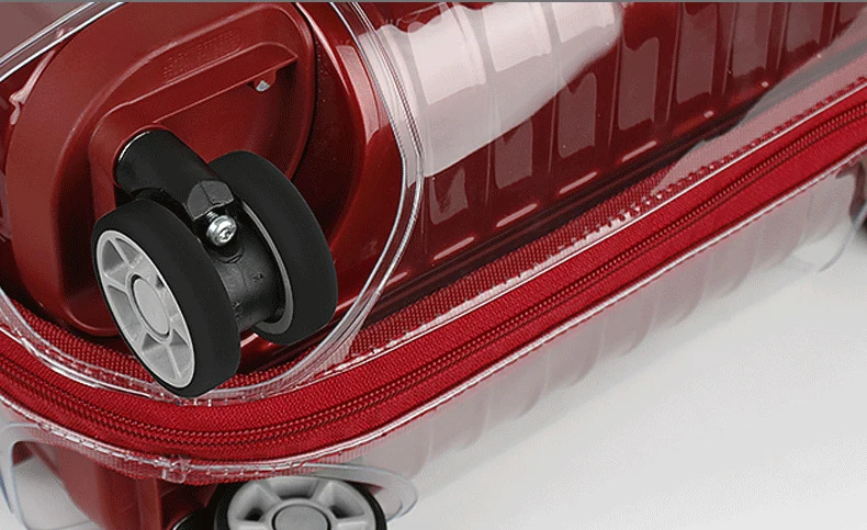 Прозрачные чехлы для багажа Rimowa на молнии, Дорожный Чехол для чемодана, аксессуары для путешествий, прозрачный защитный чехол для багажа Rimowa