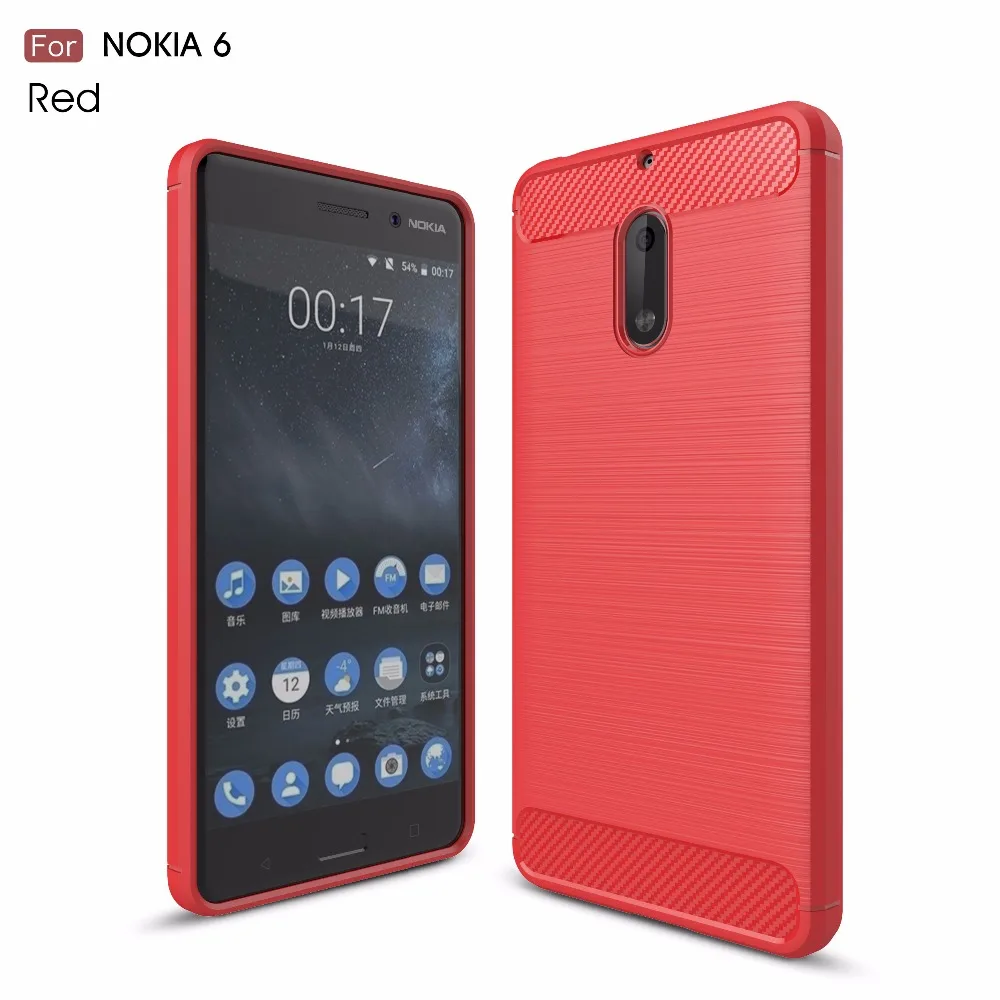 Противоударный кожаный чехол для Nokia 5 TA-1053 TA-1024 TA-1027 TA-1044 задняя крышка телефона