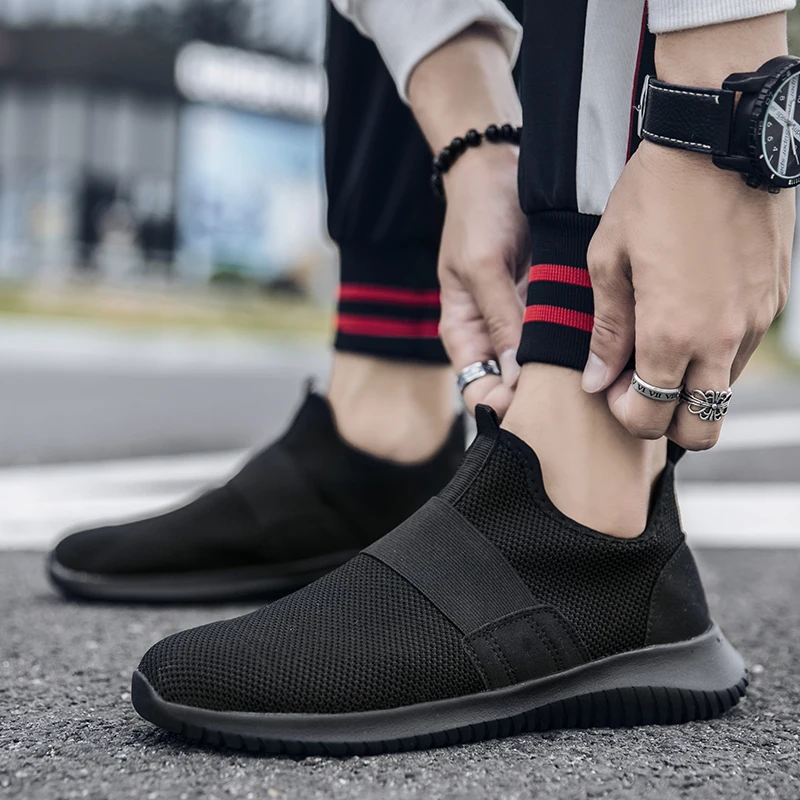 BVNOBET Brand Designer Krasovki Shoes Men Plus Size Casual Non-Leather Running For Slip On Sneakers Sepatu Pria | Обувь