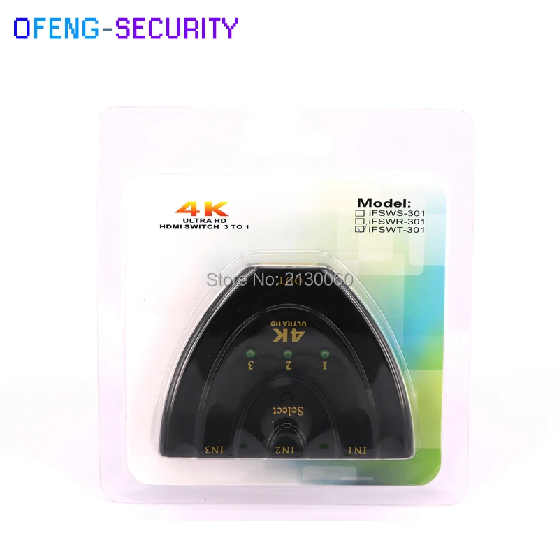 3D Mini 3 порта HDMI переключатель 1.4b 4K * 2 K сплиттер в 1 концентратор портов для DVD HDTV Xbox