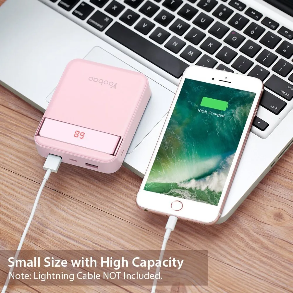 Yoobao m4pro 10000 мАч мини красочный мобильный Запасные Аккумуляторы для телефонов 2