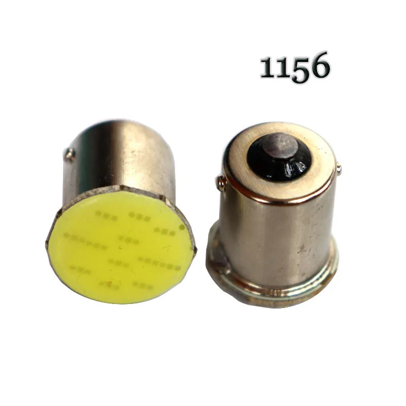 

10 pcs 1156 LED COB P21W BA15S 1157 les Turn Signal Tail Bulb Brake Fog Lamp Reversing Light White Energy Saving DC 12V