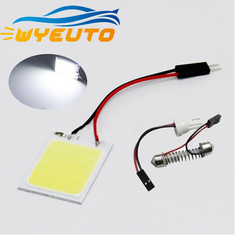

1 шт. светильник Автомобильные светодиодные лампы T10 24 Smd Cob 12 В