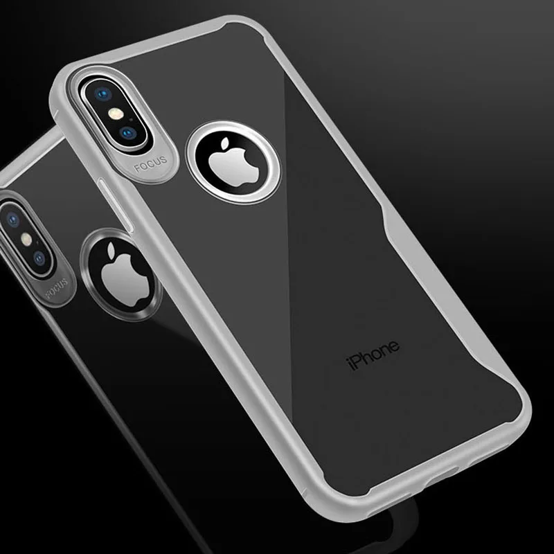 Прозрачный мягкий чехол из ТПУ для iPhone XR Xs Max X 10 6 s 6s 7 8 Plus 5 5S SE роскошный