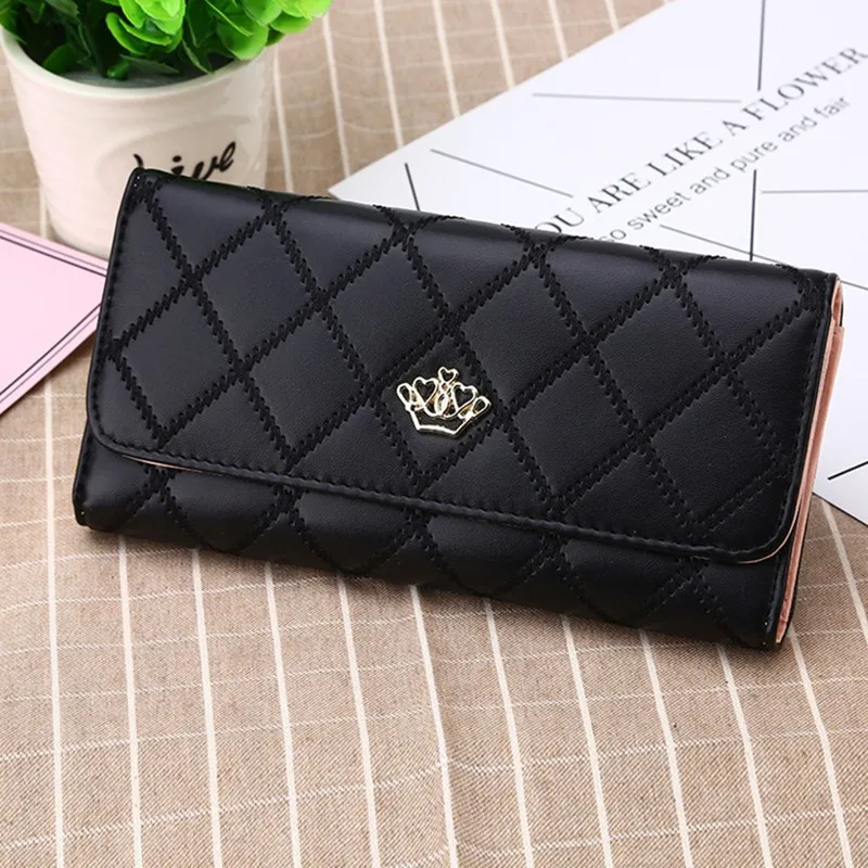 Fashion Wallet Women Leather Wallets Female Hasp Zipper Design Coin Purse ID Card Holder Unisex Slim | Багаж и сумки