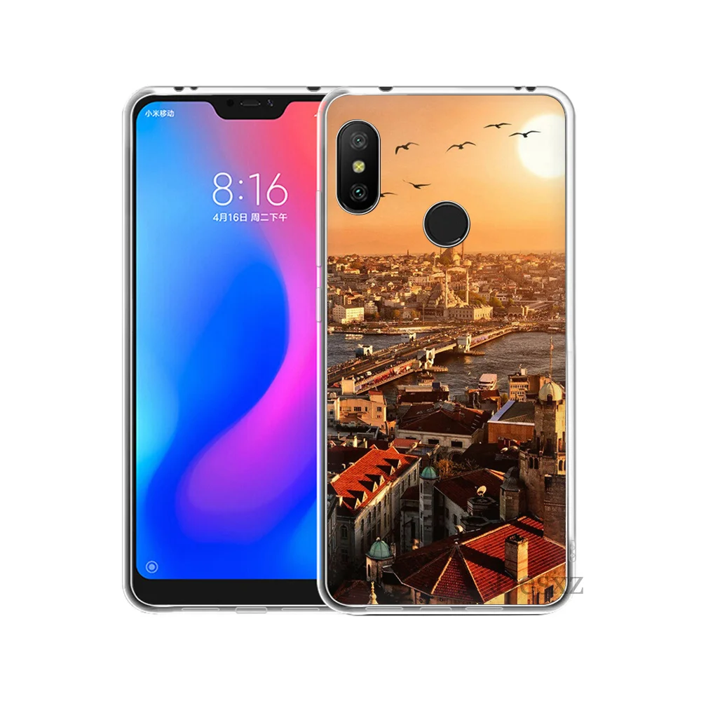 Чехол для телефона Турция Стамбул Sceneary Building Redmi Note 3 4 4X5 5A 6 Pro Prime