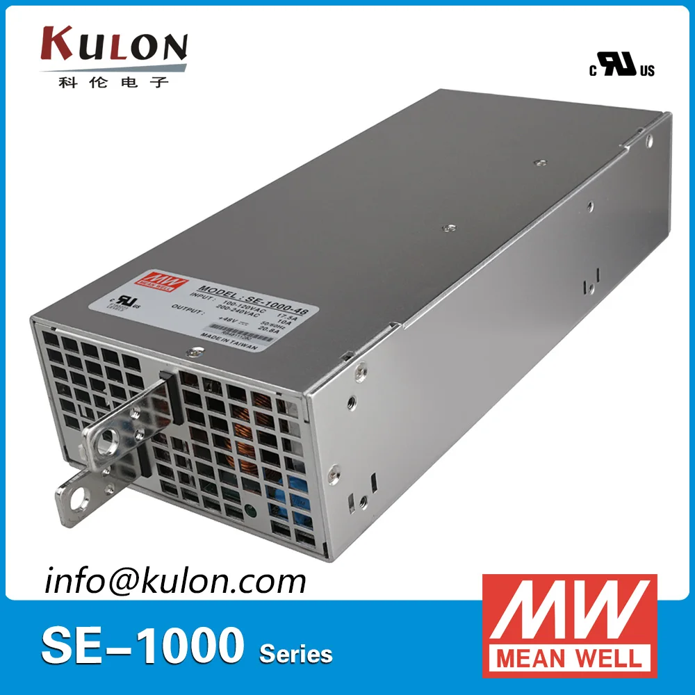 Оригинальный бренд Mean Well представляет 1000W 20.8A 48V Питание SE 1000 48 преобразователь