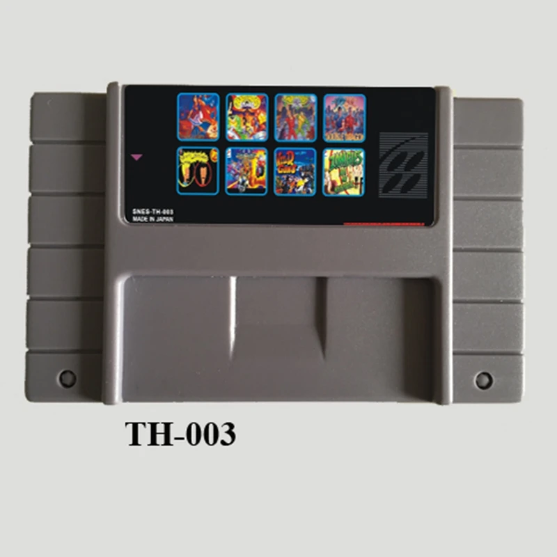 Супер 8 в 1 игра Collecton 16 бит серый карточная для США NTSC игры | Электроника
