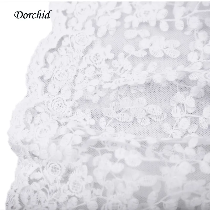 Dorchid женская Цветочные Кружева Юбки Русалка Половина Скольжения Нижние Черный