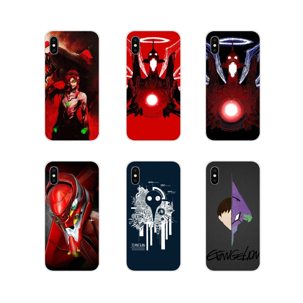 Для Xiaomi Mi4 Mi5 Mi5S Mi6 Mi A1 A2 5X 6X 8 9 Lite SE Pro Max Mix 2 3 2S Evangelion аксессуары чехлы для