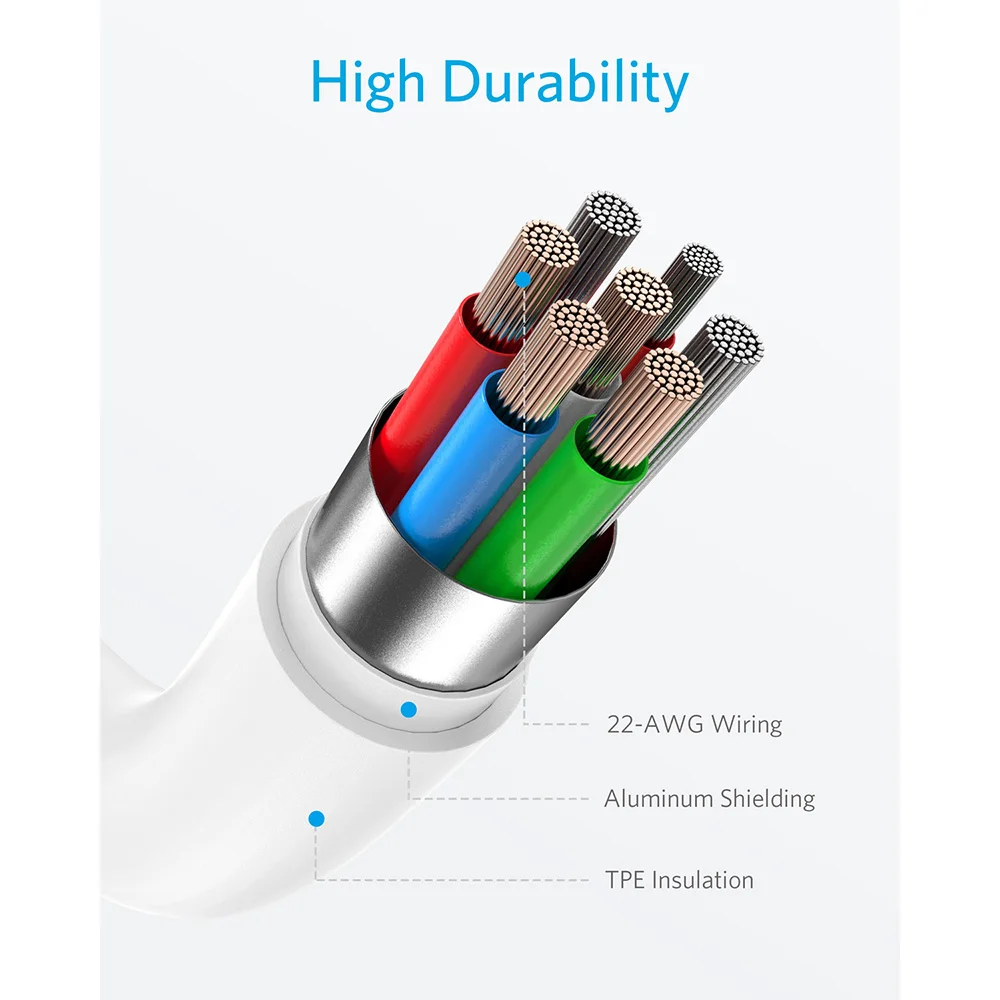 Anker USB C to Lightning Cable, [3ft Apple MFi Certified] Powerline II for iPhone, charge for iPhone 12 series