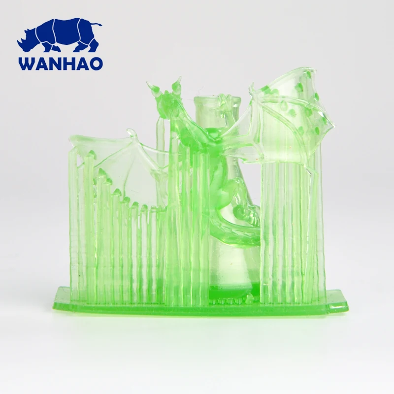 Wanhao 405 нм УФ смола для DLP/SLA 3d принтера, 3D-принтер фотопроводящая Смола 500 мл/бутылка, 2 шт 250 мл смола