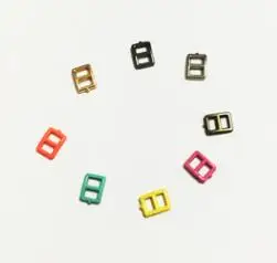 20 штук Мини Кнопка пряжки Тройная 3 мм ультра-маленькая пряжка на ремешке
