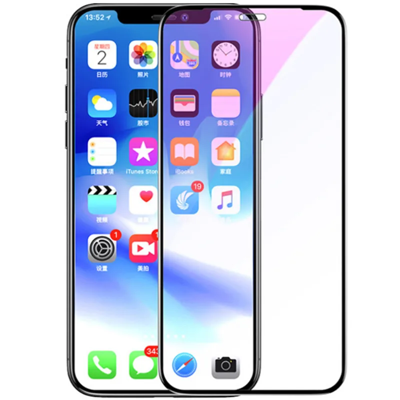 Benks ультратонкий 0 23 мм закаленное стекло для iPhone XS 5 8 ''XS MAX 6 5'' XR 1 &quotHD полное