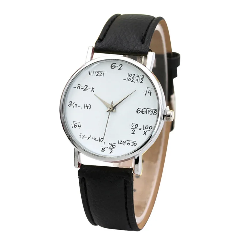 

Hot Sales Student Watches Mathematical Equation Watch Without Scale Belt Ladies Watch Relogio Feminino Hot Fashion #C