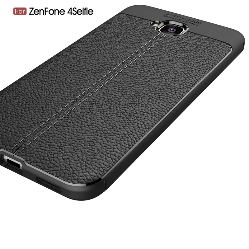 Чехлы для ASUS Zenfone 4 Selfie ZD553KL X00LD ZD 553KL ZD553 KL силиконовый Личи шаблон селфи задняя