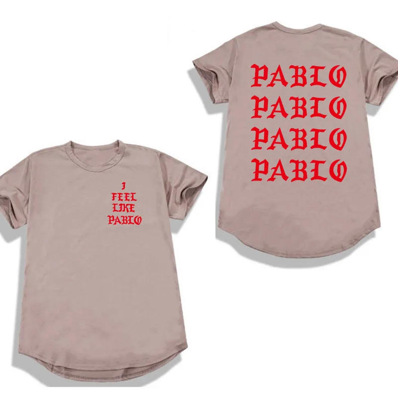17 Футболка Kanye West The I Life Of Pablo Kanye, мужская летняя брендовая одежда, футболка I Feel like Paul Kanye, футболка Homme - Цвет: 17