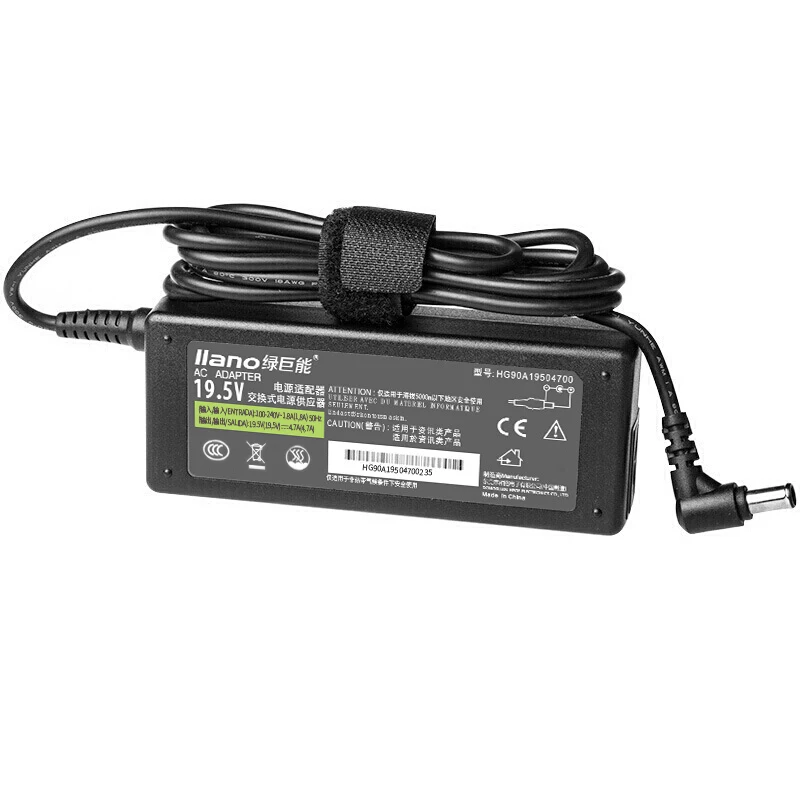 Llano для sony ноутбук адаптер питания 19.5V4.7A 90 Вт VGP AC19 V42 V35 V36 V26 зарядное