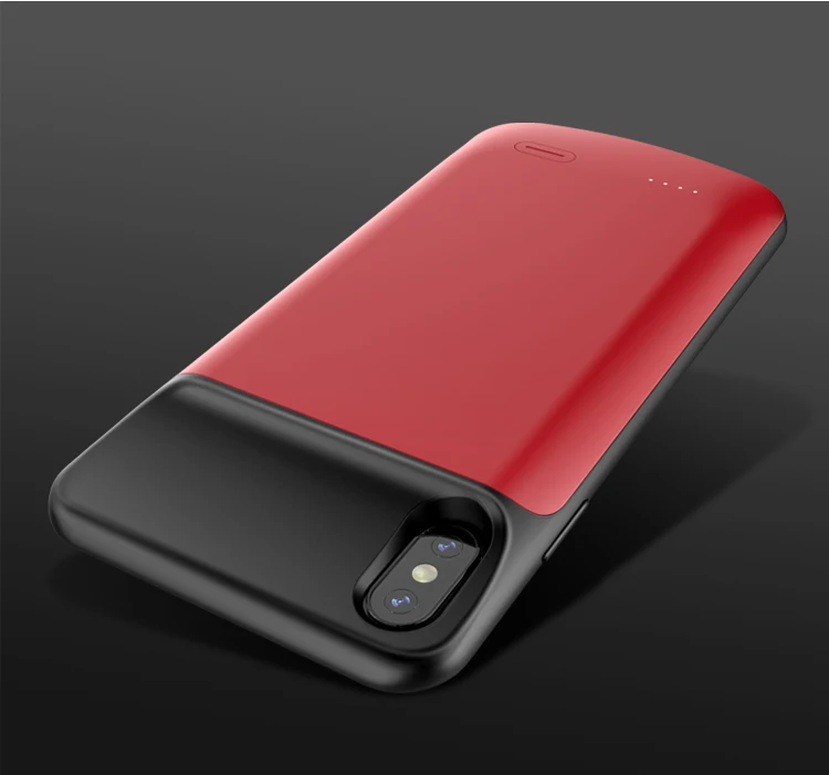 Чехол для зарядного устройства для iPhone X XS MAX XR чехол для аккумулятора power Bank чехол для зарядки s зарядное устройство ультра тонкий внешний чехол