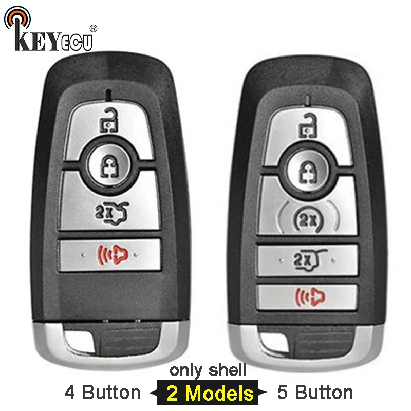 KEYECU для Ford Fusion Explorer экспедиция край F150 F250 F350 ключ дистанционного управления чехол для ключей 4/5 Кнопка FCC, аддитивного цветового пространства: M3N-A2C93142600