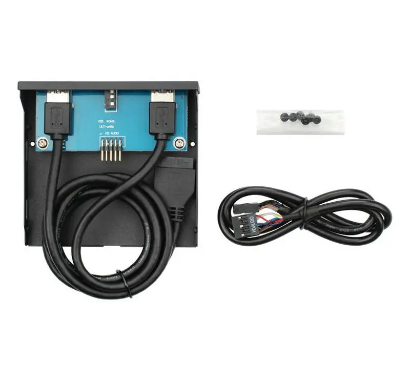 USB3.0 20Pin x 2 + аудио наушники интерфейс настольный компьютер дисковод