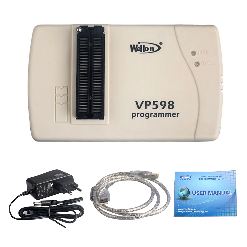 Оригинал Wellon VP598 VP 598 Универсальный программист Авто ECU чип Tunning (обновленная