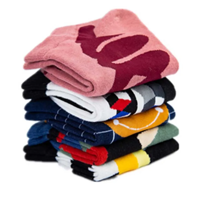 Sommer для мужчин женщин мультфильм нетт Lustige Baumwolle Socken Творческий повседневное