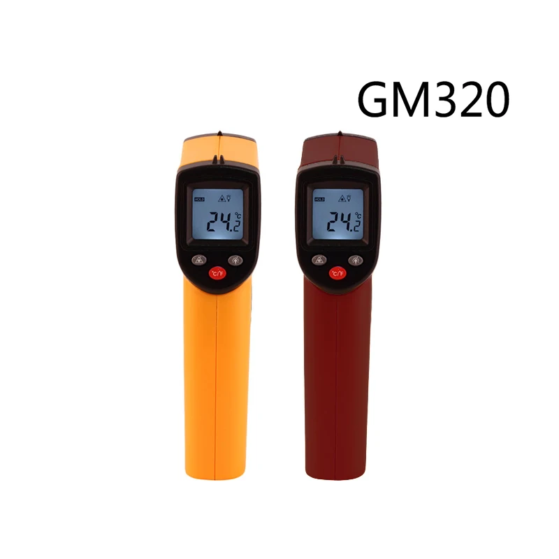 Цифровой инфракрасный термометр GM320 Бесконтактный инфракрасный термометр пирометр ИК лазерный измеритель температуры точечный пистолет-50~ 380 градусов