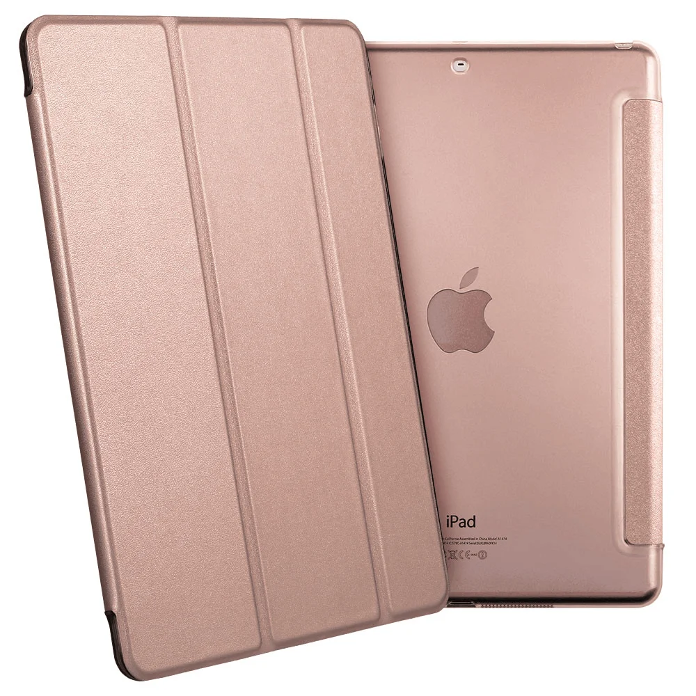 Чехол для iPad воздуха, ESR ура Цвет PU прозрачная задняя Ultra Slim Light Вес Trifold Смарт чехол для iPad воздуха/5
