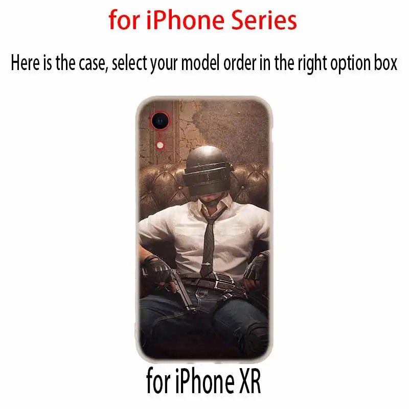 Мягкий чехол Playerunknown's Battlegrounds PUBG для iPhone 11 12 Pro X XS Max XR 6 6S 7 8 Plus 5S SE 9 Mini | Мобильные