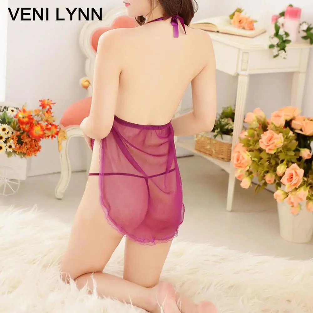 VENI LYNN Silk Romantic Nightgowns &ampSleepshirts Sexy Lingerie Women Cute for Girls | Женская одежда