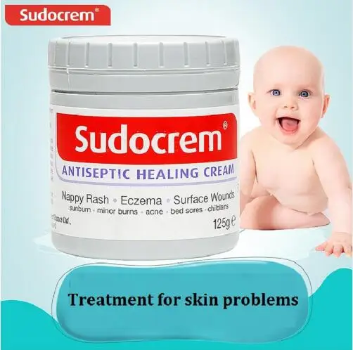 2 шт. антисептический Лечебный крем Sudocrem для детских сыпи экземы ран 125 г|Пластыри