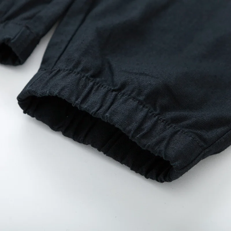Мужские повседневные брюки SEMIR облегающие из хлопка и льна брендовая одежда