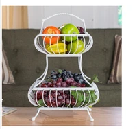 two layers of fruit basket wrought iron r hob