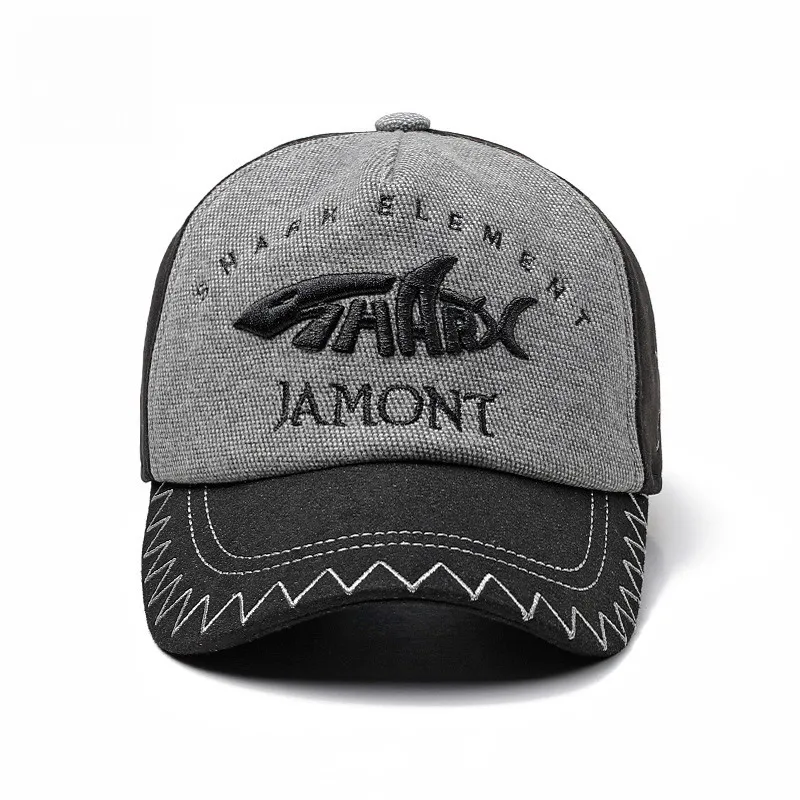 JAMONT 2018 Милая бейсболка с акулой зимняя детская шапка Снэпбэк Кепка для мальчиков