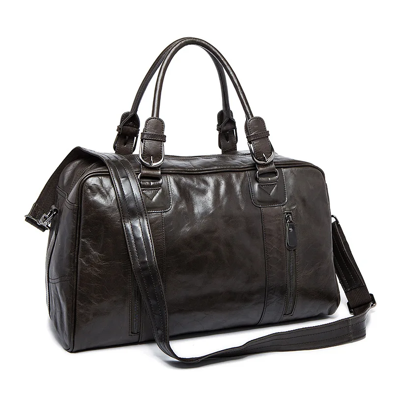 

Genuine Leather men's bag large-capacity travel bags short-distance travel wear-resistant breathable men's duffel bag